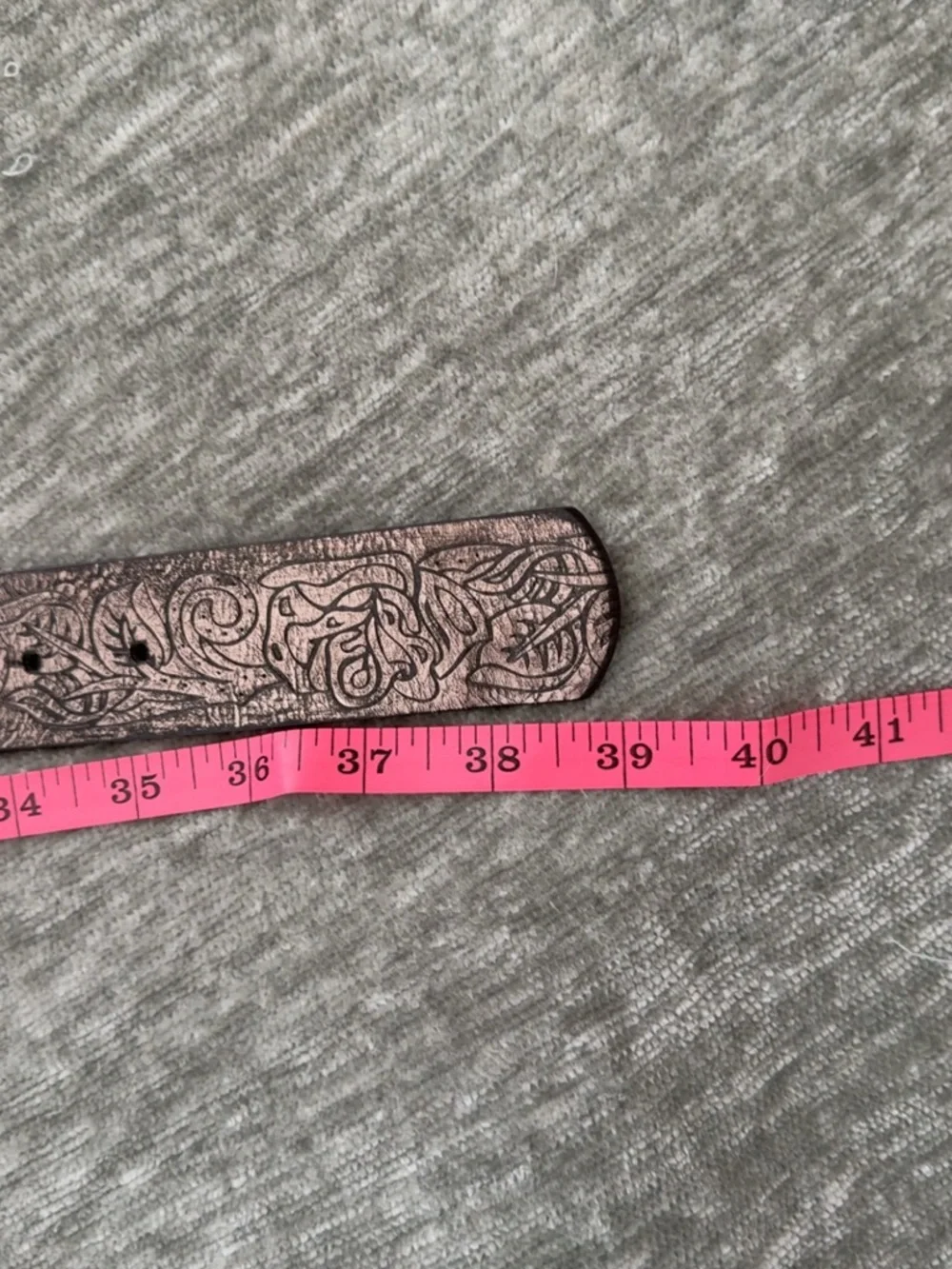 Turquoise Stone Oval Concho Belt - Women Accessories - Picture 2 of 2